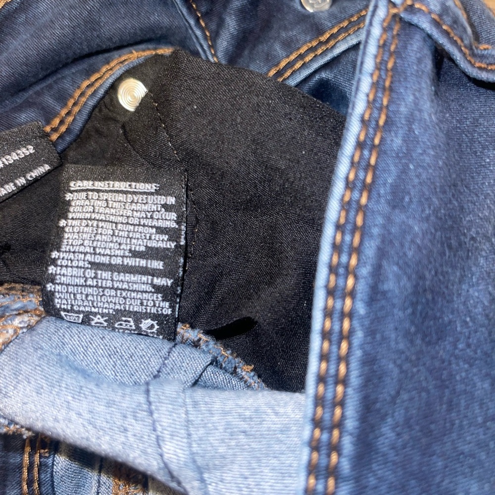 Wax Jeans Push Up Collection Rolled Ankle Size 9 - Picture 8 of 13
